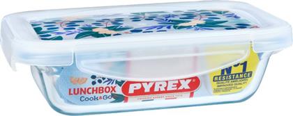 ΦΑΓΗΤΟΔΟΧΕΙΟ COOK-GO BUTTERFLY ΟΡΘΟΓΩΝΙΟ (800ML) PYREX