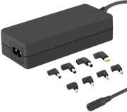 50012 AUTOMATIC UNIVERSAL NOTEBOOK ADAPTER 90W WITH 8 TIPS QOLTEC