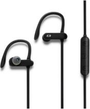 50826 SPORTS IN-EAR HEADPHONES WIRELESS BT WITH MICROPHONE SUPER BASS BLACK QOLTEC