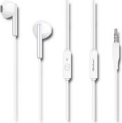 50834 IN-EAR HEADPHONES WITH MICROPHONE WHITE QOLTEC από το e-SHOP