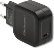 51707 CHARGER 20W 5-12V 1.67-3A USB TYPE-C PD BLACK QOLTEC