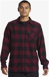 ΑΝΔΡΙΚΟ ΜΑΚΡΥΜΑΝΙΚΟ ΚΑΡΟ ΠΟΥΚΑΜΙΣΟ BUFFALO CLASSIC FLANNEL AQYWT03369-RSR1 ΜΠΟΡΝΤΟ QUIKSILVER