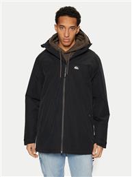 PARKA OVERCAST 3K EQYJK04087 ΜΑΥΡΟ REGULAR FIT QUIKSILVER