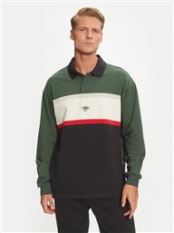 POLO MERCURY RUGBY AQYKT03125 ΠΡΑΣΙΝΟ LOOSE FIT QUIKSILVER από το MODIVO