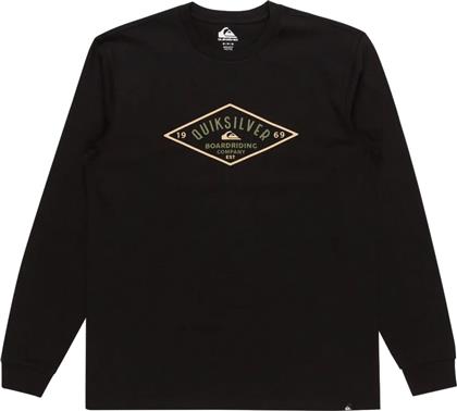 QS DIAMOND LOGO LS EQYZT07985-KVJ0 ΜΑΥΡΟ QUIKSILVER από το ZAKCRET SPORTS