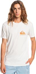 QUIKSLIVER HOW ARE YOU FEELING ΑΝΔΡΙΚΟ T-SHIRT EQYZT06687-WCL0 ΛΕΥΚΟ QUIKSILVER από το TOBROS