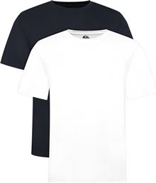 ΣΕΤ T-SHIRTS SALT WATER EQYZT08137 ΜΑΥΡΟ REGULAR FIT QUIKSILVER