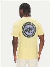 T-SHIRT CIRCLE BACK SS EQYZT08054 ΚΙΤΡΙΝΟ REGULAR FIT QUIKSILVER από το EPAPOUTSIA