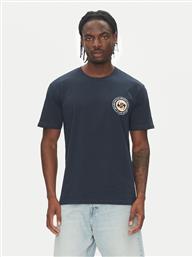 T-SHIRT CIRCLE BACK SS EQYZT08054 ΣΚΟΥΡΟ ΜΠΛΕ REGULAR FIT QUIKSILVER