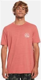 T-SHIRT CLEANCIRCLE TEES EQYZT07491 ΚΟΚΚΙΝΟ REGULAR FIT QUIKSILVER