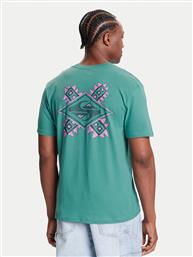 T-SHIRT EV SWELL OVATION SS EQYZT08187 ΠΡΑΣΙΝΟ COMFORT FIT QUIKSILVER