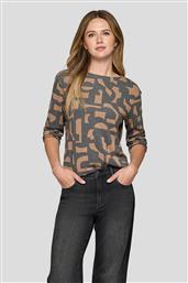 ΓΥΝΑΙΚΕΙΑ ΜΠΛΟΥΖΑ ΜΕ ALL-OVER PRINT - 55-121360 ΑΝΘΡΑΚΙ RABE