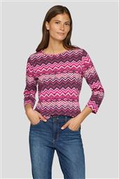 ΓΥΝΑΙΚΕΙΑ ΜΠΛΟΥΖΑ ΜΕ ALL-OVER PRINT - 55-122356 ΜΟΒ RABE