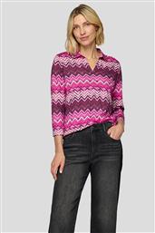 ΓΥΝΑΙΚΕΙΑ ΜΠΛΟΥΖΑ ΜΕ ALL-OVER PRINT - 55-122362 ΜΟΒ RABE