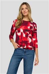 ΓΥΝΑΙΚΕΙΑ ΜΠΛΟΥΖΑ ΜΕ ALL-OVER PRINT - 55-124355 ΚΟΚΚΙΝΟ RABE