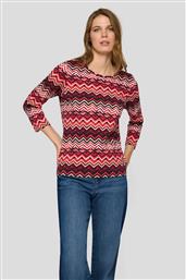 ΓΥΝΑΙΚΕΙΑ ΜΠΛΟΥΖΑ ΜΕ ALL-OVER PRINT - 55-124376 ΚΟΚΚΙΝΟ RABE