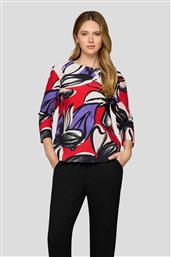 ΓΥΝΑΙΚΕΙΑ ΜΠΛΟΥΖΑ ΜΕ ALL-OVER PRINT - 55-213358 ΚΟΚΚΙΝΟ RABE