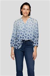 ΓΥΝΑΙΚΕΙΑ ΜΠΛΟΥΖΑ ΜΕ ALL-OVER PRINT - 55-214101 ΜΠΛΕ ΣΚΟΥΡΟ RABE