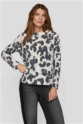 ΓΥΝΑΙΚΕΙΑ ΜΠΛΟΥΖΑ ΜΕ ANIMAL PRINT - 55-224351 ΑΝΘΡΑΚΙ RABE