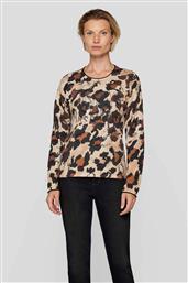 ΓΥΝΑΙΚΕΙΑ ΜΠΛΟΥΖΑ ΜΕ LEOPARD PRINT ΚΑΙ LETTERING ΜΕ ΣΤΡΑΣ - 53-221600 ΜΠΕΖ RABE