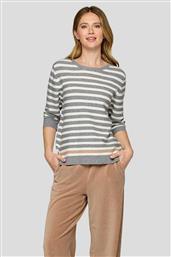 ΓΥΝΑΙΚΕΙΟ ΠΟΥΛΟΒΕΡ ΜΕ ΡΙΓΕ ΣΧΕΔΙΟ - 55-121634 ΓΚΡΙ RABE