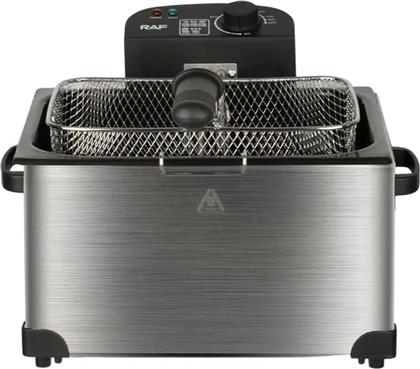 R-5249 ΜΕ ΔΙΠΛΟ ΑΠΟΣΠΩΜΕΝΟ ΚΑΔΟ 2000 W 7.5 L ΑΣΗΜΙ ΦΡΙΤΕΖΑ ΛΑΔΙΟΥ RAF