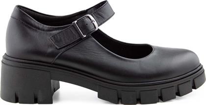 ΓΥΝΑΙΚΕΙΑ ΑΝΑΤΟΜΙΚΑ ΔΕΡΜΑΤΙΝΑ LOAFERS 0758-ΜΑΥΡΑ RAGAZZA
