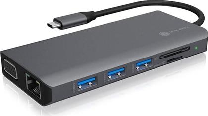 DOCKING STATION ICY BOX IB-DK4070-CPD - USB TYPE-C, ΠΟΛΛΑΠΛΕΣ ΘΥΡΕΣ RAIDSONIC