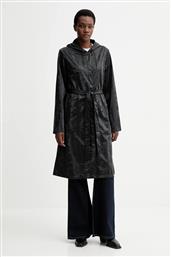 ΜΠΟΥΦΑΝ 12040 A-LINE LONGER W JACKET ΧΡΩΜΑ: ΜΑΥΡΟ, 12040 RAINS