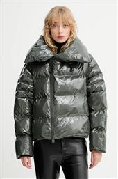ΜΠΟΥΦΑΝ 17230 ALTA VISION SHORT PUFFER JACKET ΧΡΩΜΑ: ΠΡΑΣΙΝΟ, 17230 RAINS
