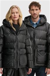 ΜΠΟΥΦΑΝ ALTA PUFFER CARGO JACKET W3T3 ΧΡΩΜΑ: ΜΑΥΡΟ, 15350-84 RAINS