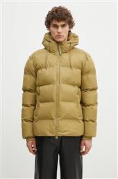 ΜΠΟΥΦΑΝ ALTA PUFFER JACKET W3T3 ΧΡΩΜΑ: ΠΡΑΣΙΝΟ, 15120.44 RAINS