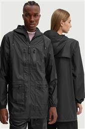 ΜΠΟΥΦΑΝ CARGO LONG JACKET W3 ΧΡΩΜΑ: ΜΑΥΡΟ, 12060-01 RAINS