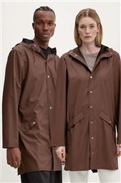 ΜΠΟΥΦΑΝ LONG JACKET W3 ΧΡΩΜΑ: ΚΑΦΕ, 12020-23 RAINS