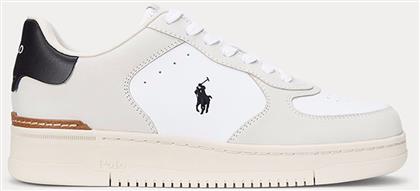 NUBUCK/LEATHER-MASTERS CRT-SK-LTL RALPH LAUREN