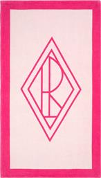 ΠΕΤΣΕΤΑ ΠΑΡΑΛΙΑΣ BLAIR WHITE / MAUI PINK 100 X 170 CM RALPH LAUREN