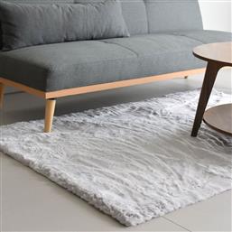 ΧΑΛΙ ΓΟΥΝΙΝΟ (160X230) FLUFFY LIGHT GREY RAVELIA