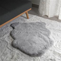 ΠΑΤΑΚΙ ΓΟΥΝΙΝΟ (60X90) FLUFFY LIGHT GREY ANIMAL SHAPE RAVELIA