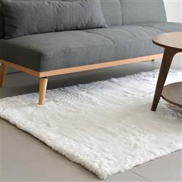 ΧΑΛΙ ΓΟΥΝΙΝΟ (200X250) FLUFFY CREAM RAVELIA