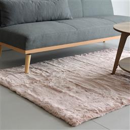 ΧΑΛΙ ΓΟΥΝΙΝΟ (200X250) FLUFFY PINK RAVELIA