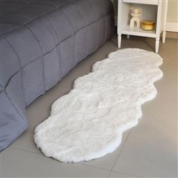 ΓΟΥΝΙΝΟ XΑΛΙ ΔΙΑΔΡΟΜΟΥ (60X180) FLUFFY CREAM ANIMAL SHAPE RAVELIA