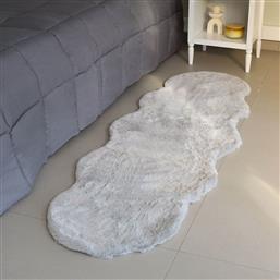 ΓΟΥΝΙΝΟ XΑΛΙ ΔΙΑΔΡΟΜΟΥ (60X180) FLUFFY LIGHT GREY ANIMAL SHAPE RAVELIA