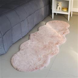 ΓΟΥΝΙΝΟ XΑΛΙ ΔΙΑΔΡΟΜΟΥ (60X180) FLUFFY PINK ANIMAL SHAPE RAVELIA