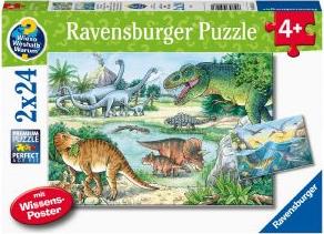 ΔΕΙΝΟΣΑΥΡΟΙ ΣΤΟ ΝΕΡΟ (2Χ24) 44 ΚΟΜΜΑΤΙΑ RAVENSBURGER