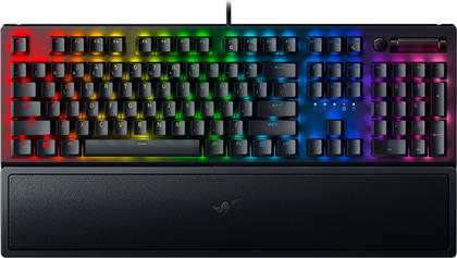BLACKWIDOW V3 GAMING ΜΗΧΑΝΙΚΟ ΕΝΣΥΡΜΑΤΟ ΠΛΗΚΤΡΟΛΟΓΙΟ ΜΕ GREEN ΔΙΑΚΟΠΤΕΣ ΚΑΙ RGB ΜΑΥΡΟ (GR) RAZER