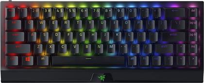 BLACKWIDOW V3 MINI ΑΣΥΡΜΑΤΟ GAMING ΜΗΧΑΝΙΚΟ ΠΛΗΚΤΡΟΛΟΓΙΟ 65% ΜΕ GREEN ΔΙΑΚΟΠΤΕΣ ΚΑΙ RGB ΜΑΥΡΟ (US) RAZER