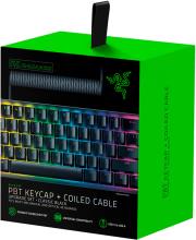 CLASSIC BLACK COILED CABLE + PBT KEYCAP UPGRADE SET RAZER
