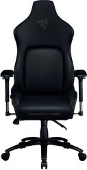 ISKUR BLACK GAMING CHAIR WITH BUILT-IN LUMBAR SUPPORT RAZER