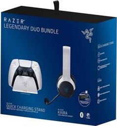 LEGENDARY DUO BUNDLE FOR PLAYSTATION -KAIRA WIRELESS HEADSET AND QUICK CHARGING STAND FOR PS5 RAZER από το PLUS4U