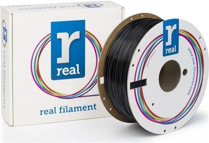 ΝΗΜΑ 3D ΕΚΤΥΠΩΤΗ PETG - 1KG 1.75MM - ΜΑΥΡΟ REAL FILAMENTS